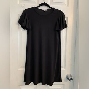 Annalee + Hope women’s Black Flutter Sleeve Mini Dress. Size XS $15